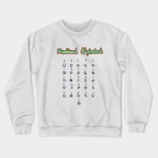 Medical Alphabet Crewneck Sweatshirt